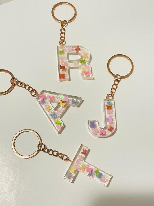 Keychain 2025 with initial